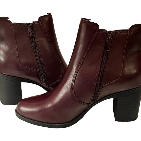 New! Giani Bernini Womens Korma Leather Almond Toe Ankle Chelsea - Picture 8 of 15